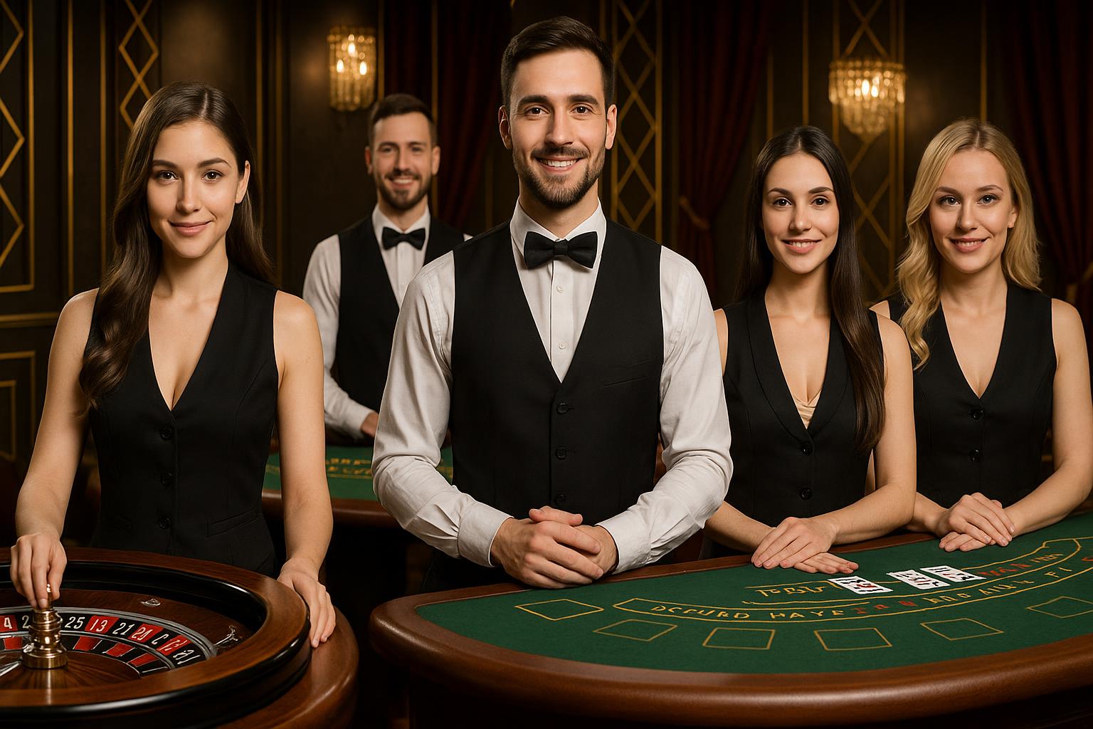 Crupiês profissionais